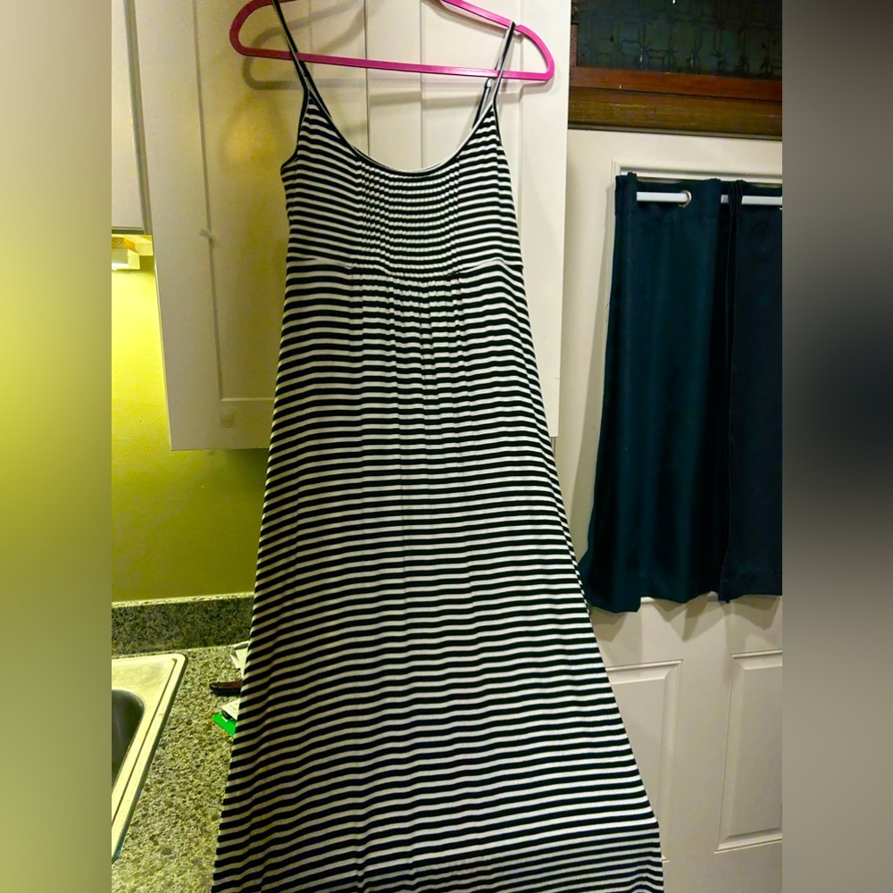 Stripes Calvin Klein, maxi dress, never worn, size 8
